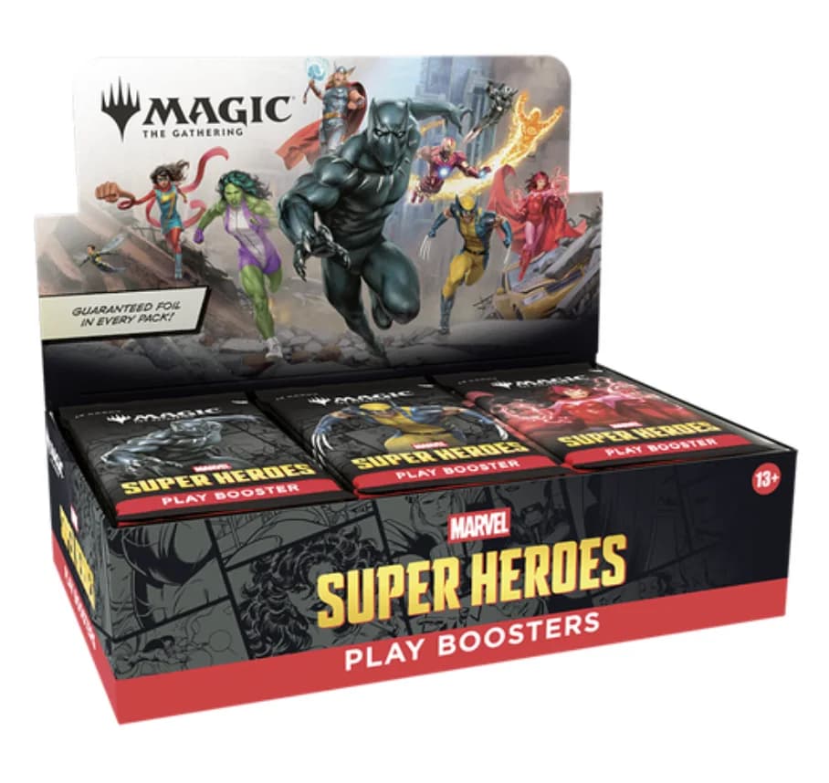 Booster Box Marvel Super Heroes Play Booster · Magic inglés
