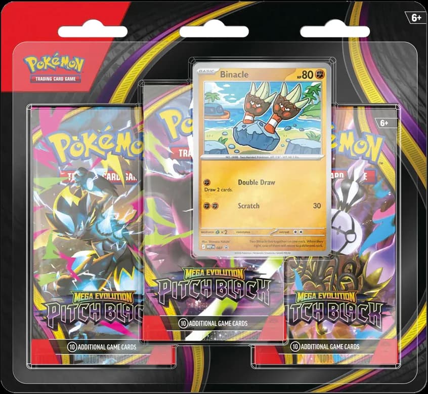 Blíster Pitch Black 3 sobres · Pokémon inglés