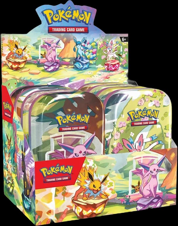 English - Prismatic Evolutions - Mini Tin Display (8)