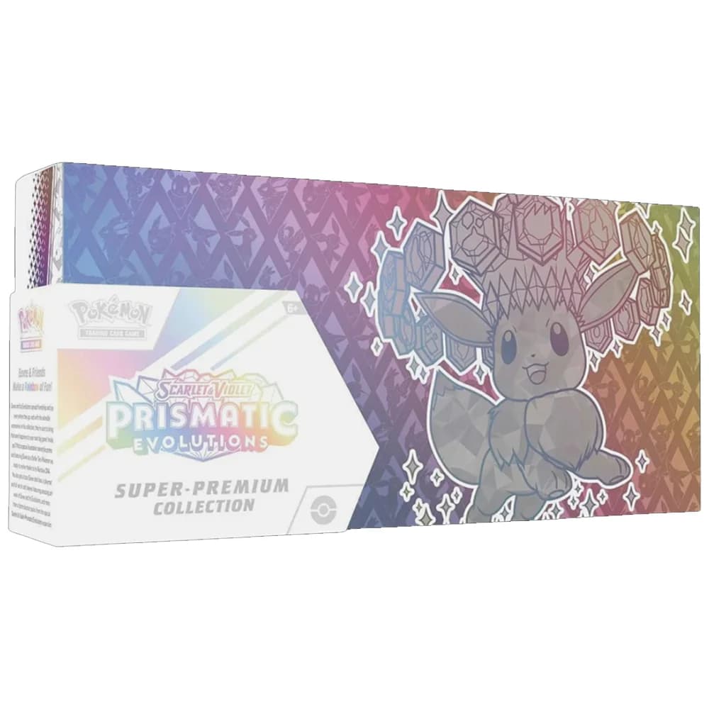 Colección Prismatic Evolutions Super Premium Collection Box · Pokémon inglés