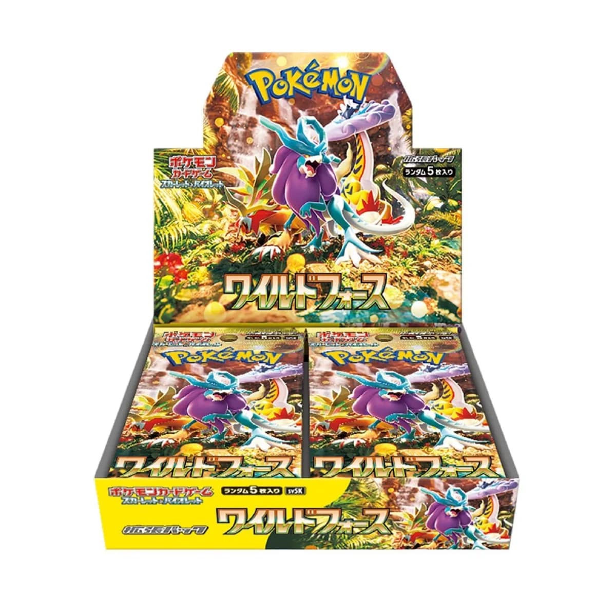 Booster Box Wild Force SV5K · Pokémon japonés