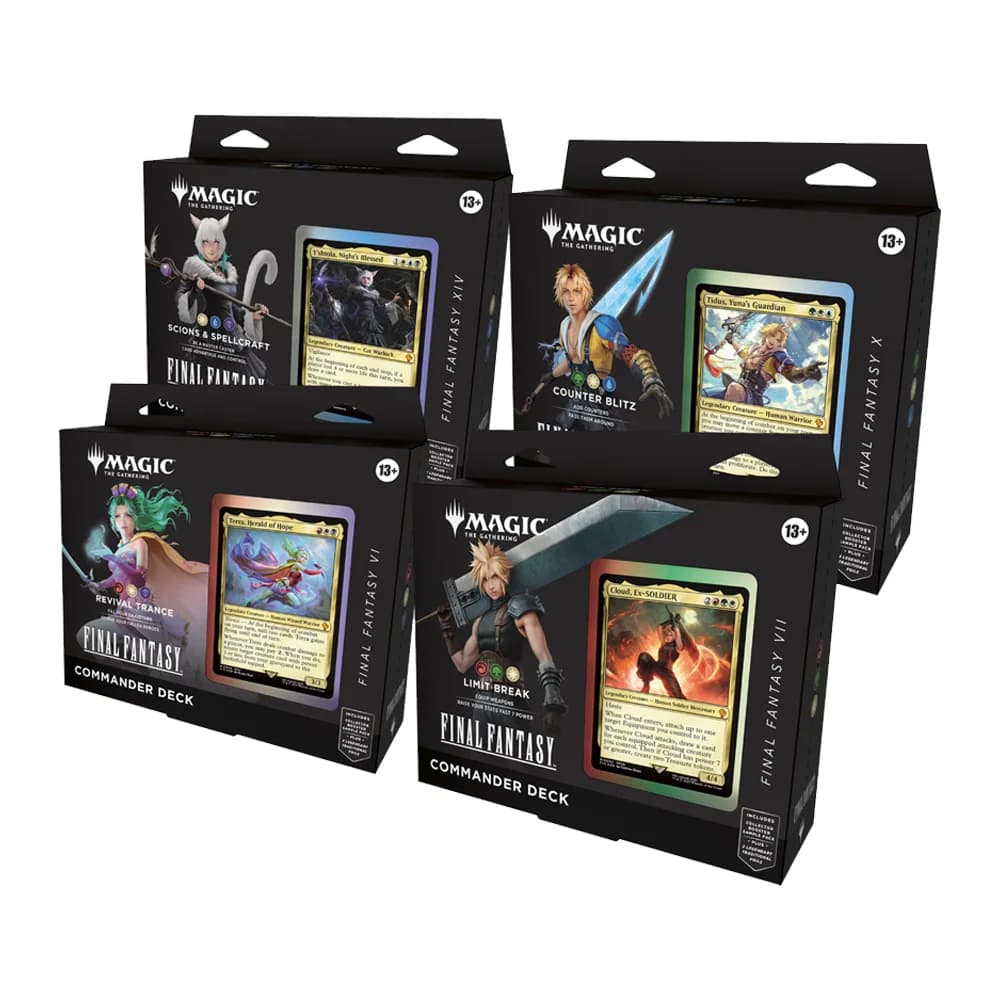 Mazo Final Fantasy Collector Commander Deck (4 count) · Magic inglés