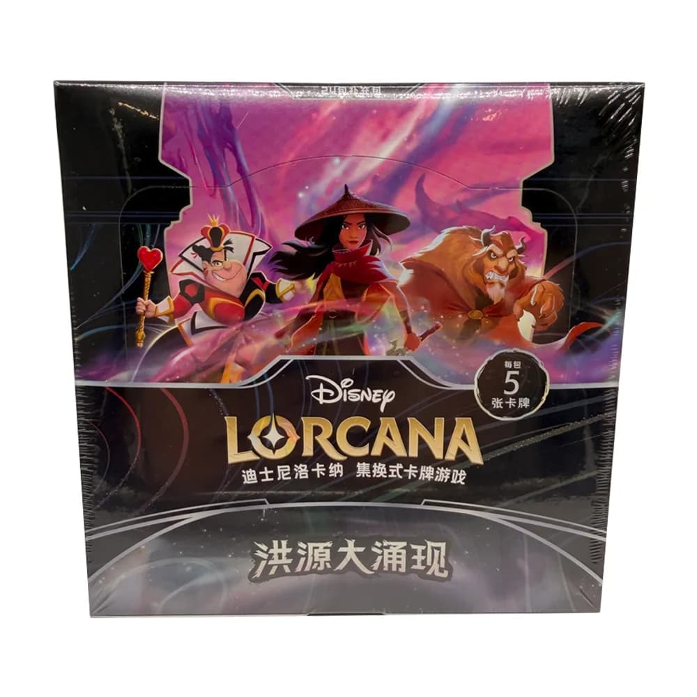 Booster Box Rise of the Floodborn · Lorcana chino