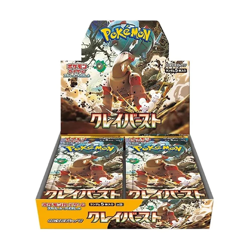 Booster Box Clay Burst · Pokémon japonés