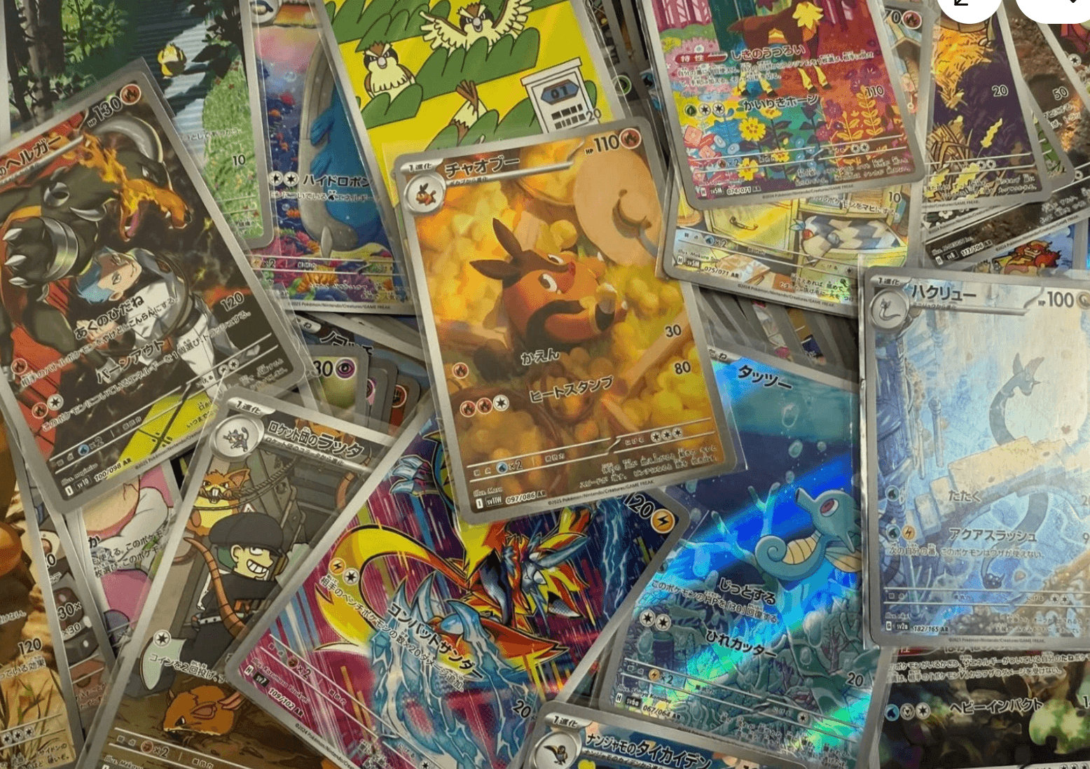 Booster Box AR Bulk (50 cartas puede haber repetidas) · Pokémon japonés