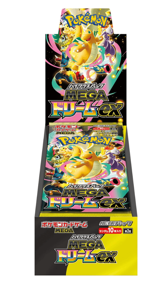 Booster Box Mega Dream EX sin film · Pokémon japonés