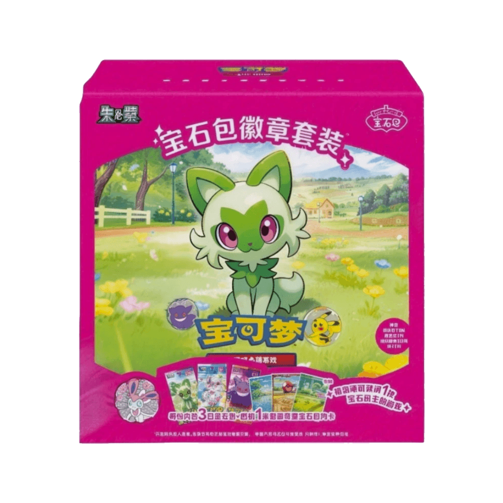 Chinese - Gem Pack Badge Set - Booster Box