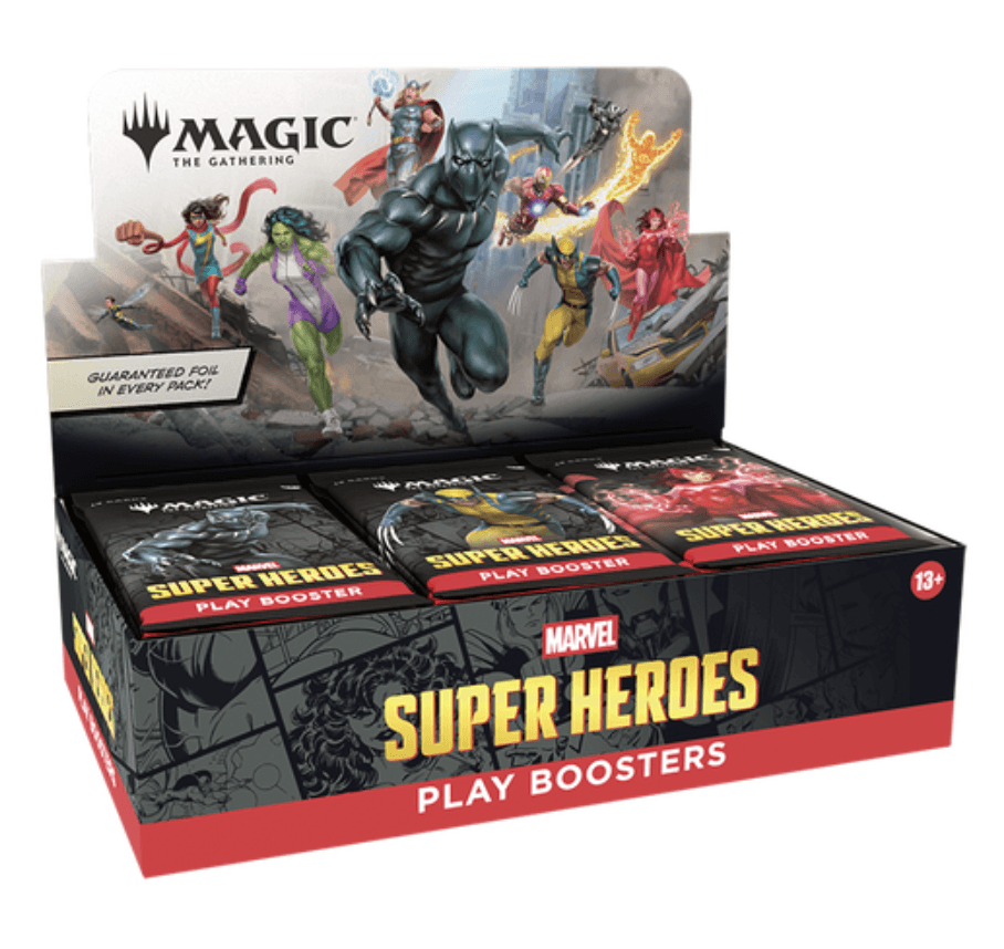 Booster Box Marvel Super Heroes Play Booster · Magic inglés